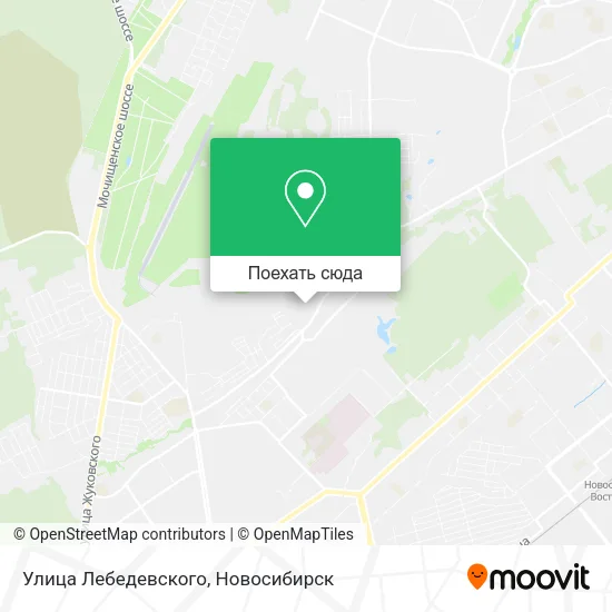 Карта Улица Лебедевского