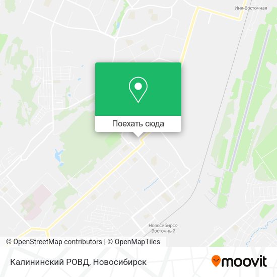 Карта Калининский РОВД