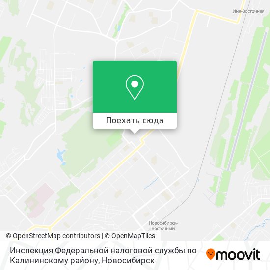 Карта Инспекция Федеральной налоговой службы по Калининскому району