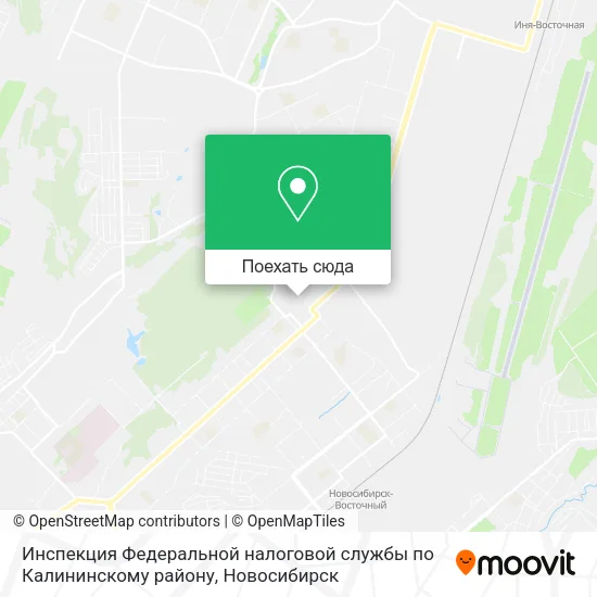 Карта Инспекция Федеральной налоговой службы по Калининскому району
