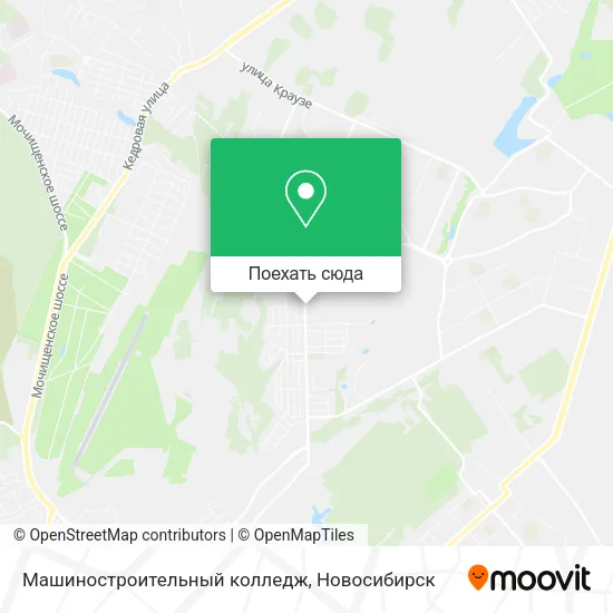 Карта Машиностроительный колледж