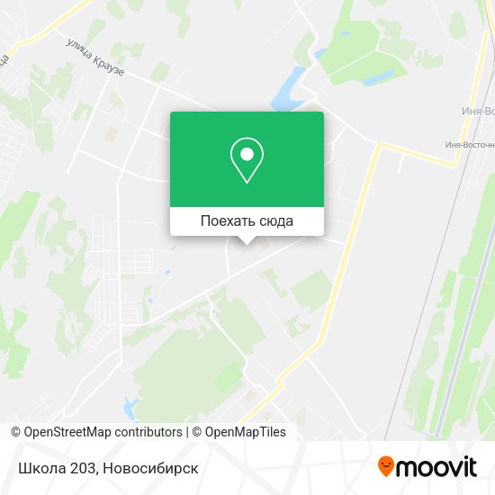 Карта Школа 203