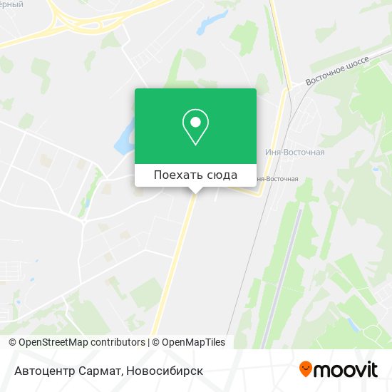 Карта Автоцентр Сармат