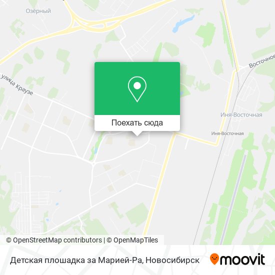 Карта Детская плошадка за Марией-Ра