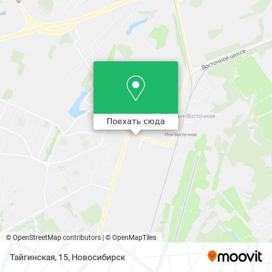 Карта Тайгинская, 15