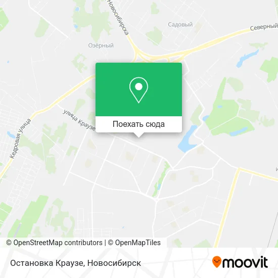 Карта Остановка Краузе