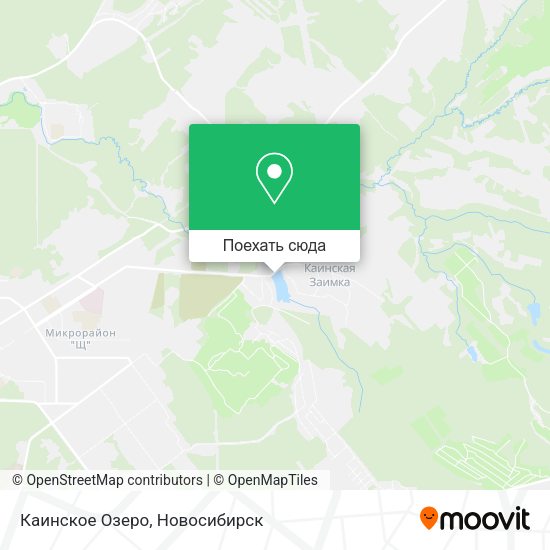 Карта Каинское Озеро