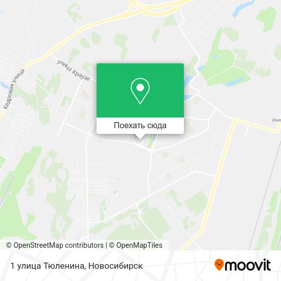 Карта 1 улица Тюленина