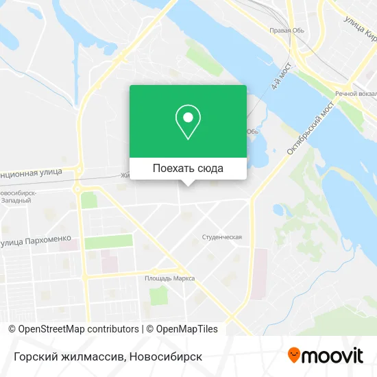 Карта Горский жилмассив