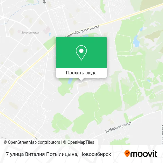 Карта 7 улица Виталия Потылицына