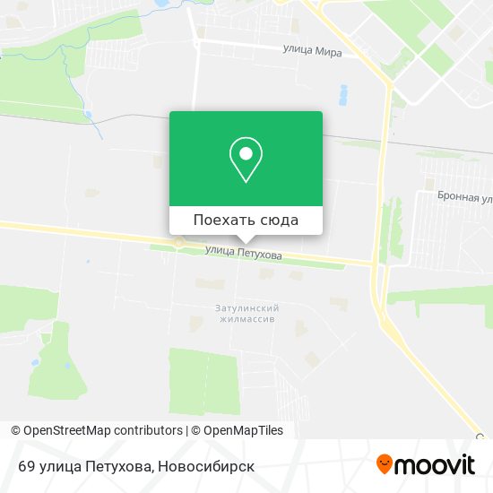 Карта 69 улица Петухова