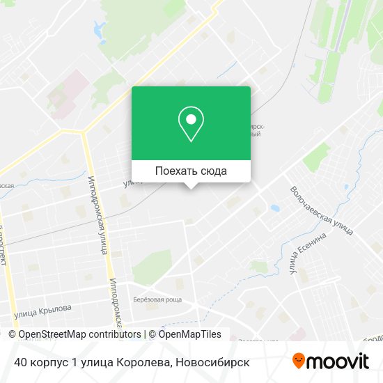 Карта 40 корпус 1 улица Королева