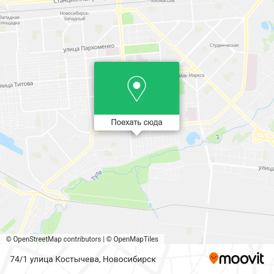 Карта 74/1 улица Костычева