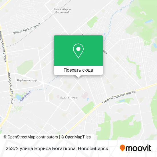Карта 253/2 улица Бориса Богаткова
