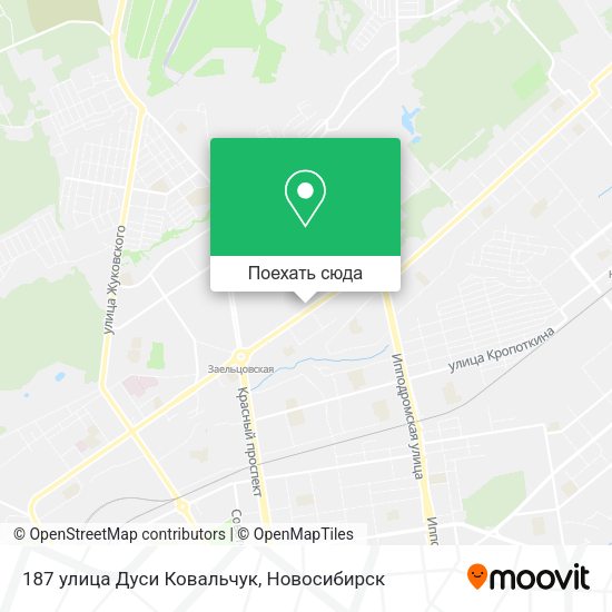 Карта 187 улица Дуси Ковальчук