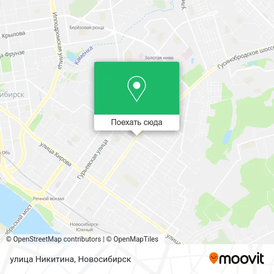 Карта улица Никитина