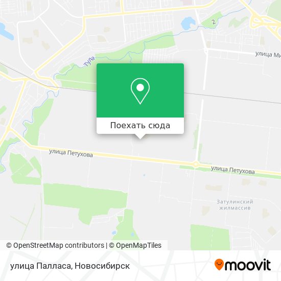 Карта улица Палласа