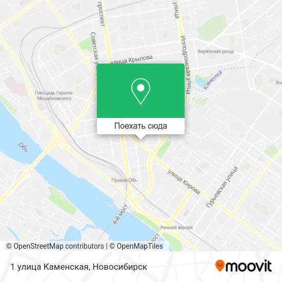 Карта 1 улица Каменская