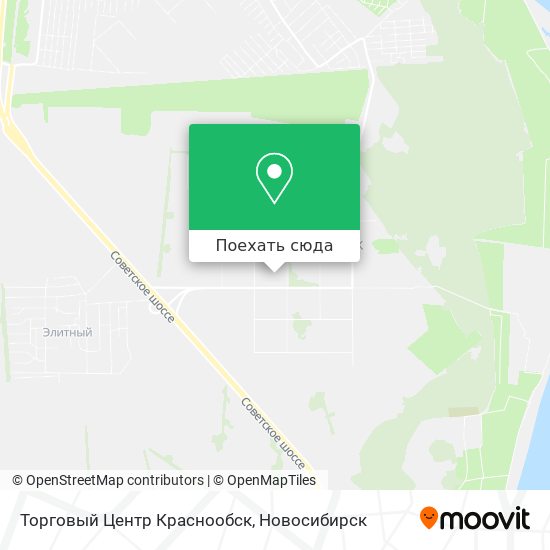 Карта Торговый Центр Краснообск