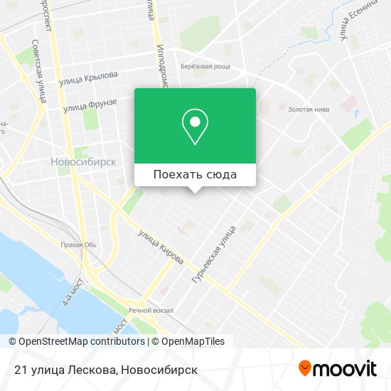 Карта 21 улица Лескова