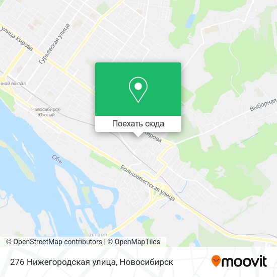 Карта 276 Нижегородская улица