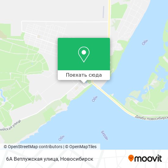 Карта 6А Ветлужская улица