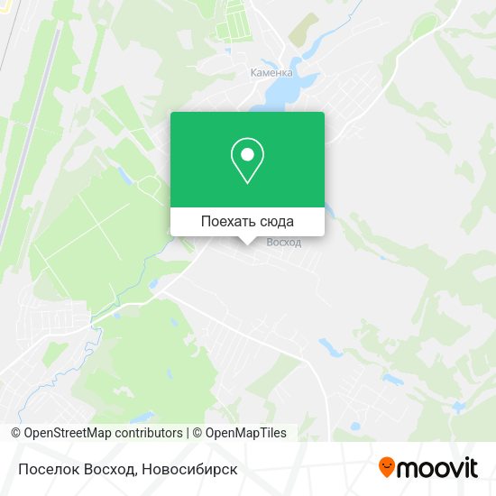 Карта Поселок Восход