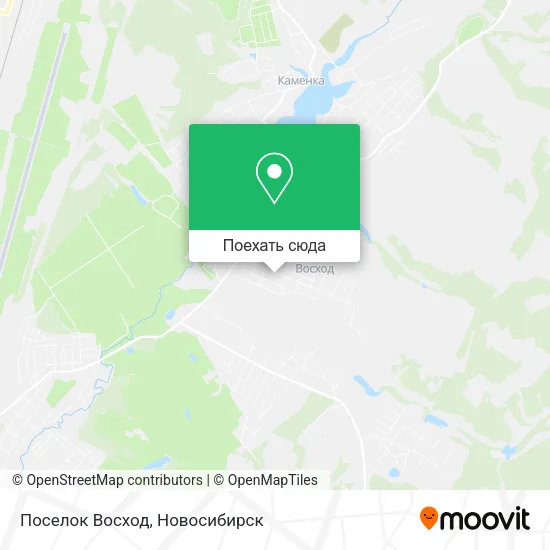 Карта Поселок Восход