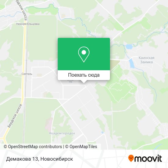 Карта Демакова 13