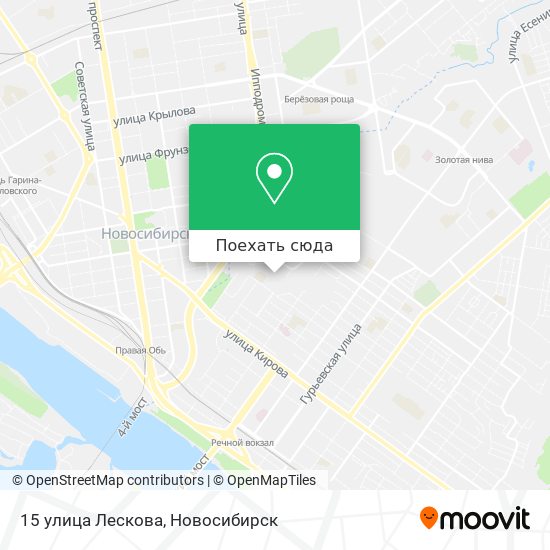 Карта 15 улица Лескова