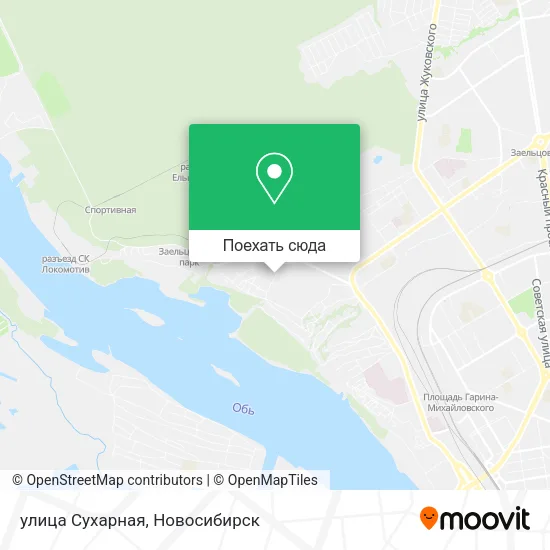 Карта улица Сухарная