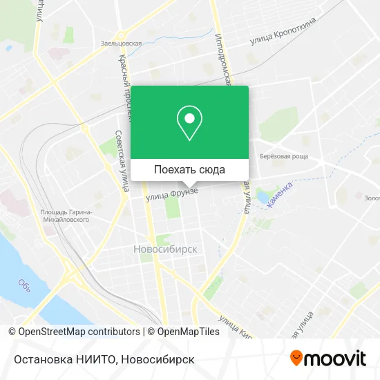 Карта Остановка НИИТО