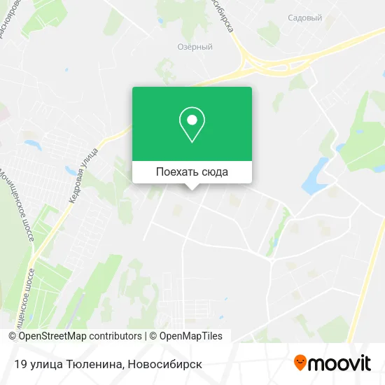 Карта 19 улица Тюленина