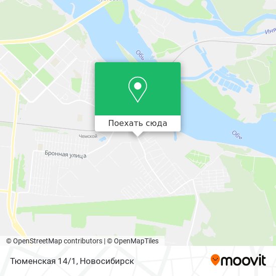 Карта Тюменская 14/1