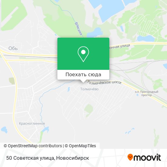 Карта 50 Советская улица