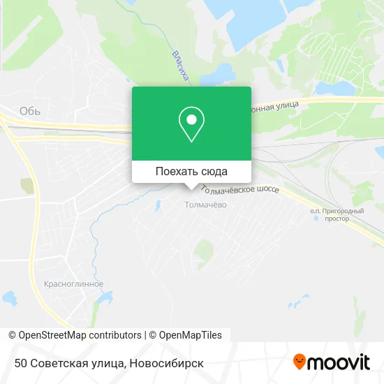 Карта 50 Советская улица
