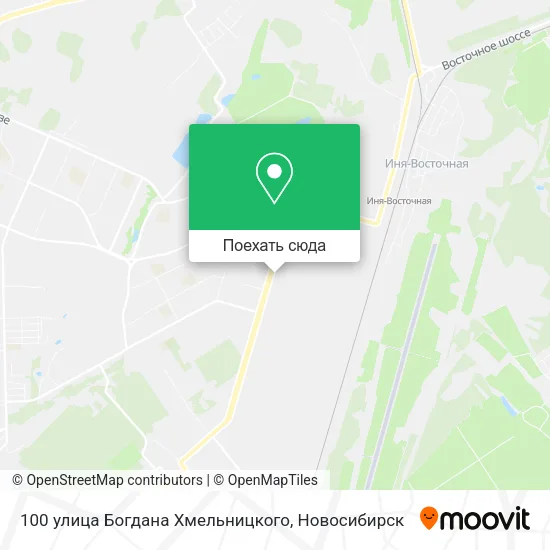 Карта 100 улица Богдана Хмельницкого