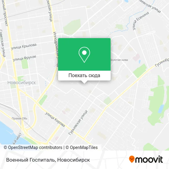 Карта Военный Госпиталь