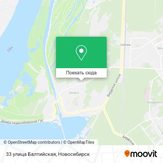 Карта 33 улица Балтийская