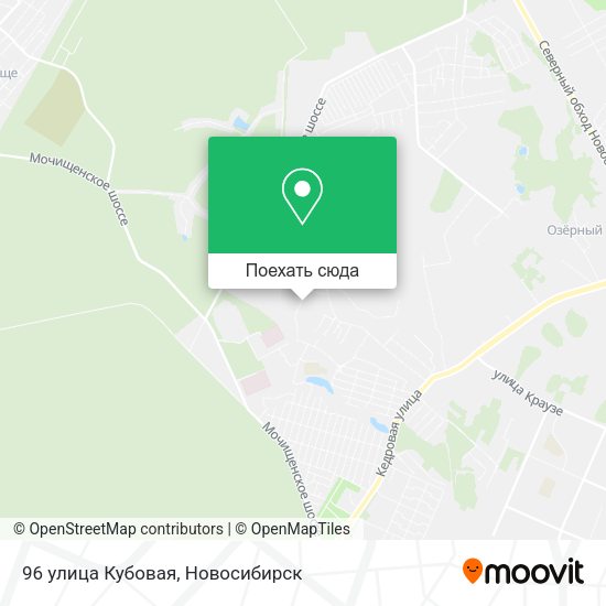 Карта 96 улица Кубовая