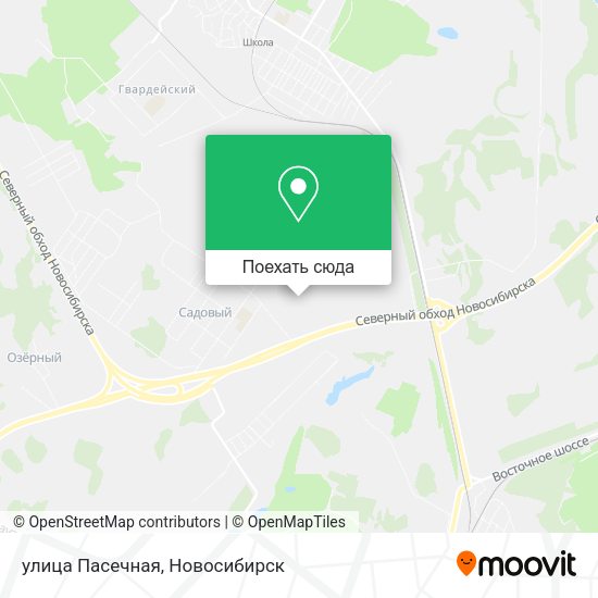 Карта улица Пасечная