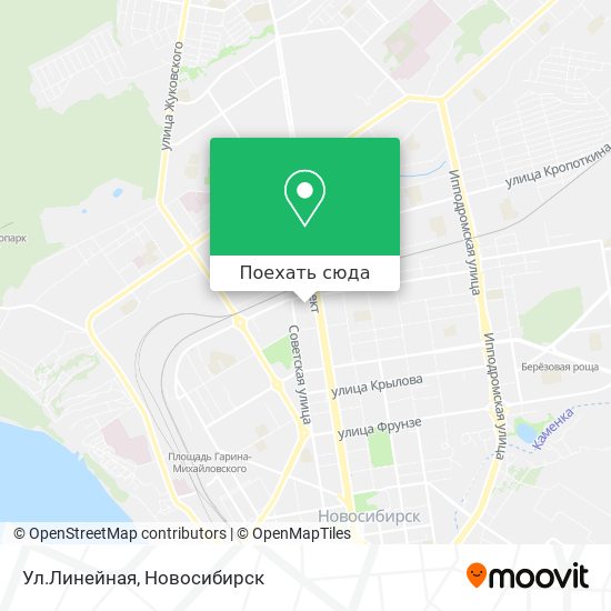 Карта Ул.Линейная
