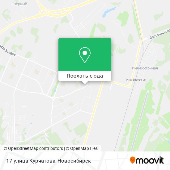 Карта 17 улица Курчатова