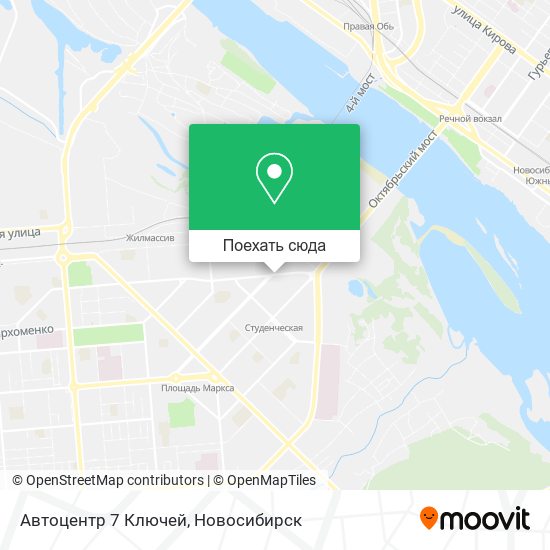 Карта Автоцентр 7 Ключей