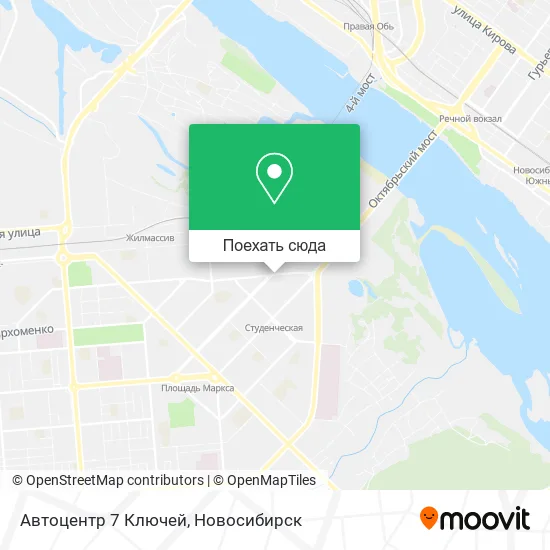 Карта Автоцентр 7 Ключей
