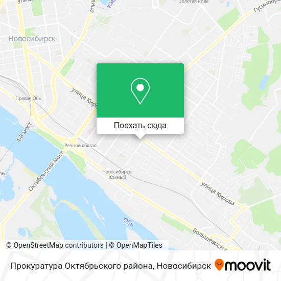 Карта Прокуратура Октябрьского района