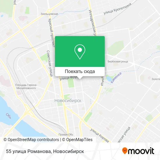 Карта 55 улица Романова
