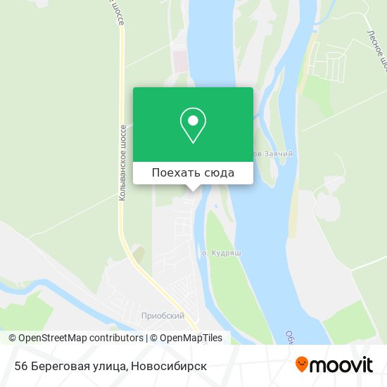 Карта 56 Береговая улица