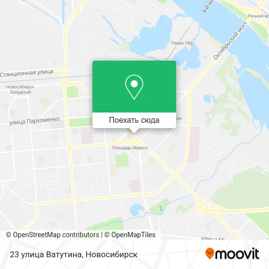 Карта 23 улица Ватутина