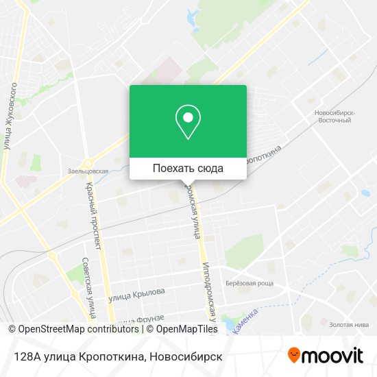 Карта 128А улица Кропоткина